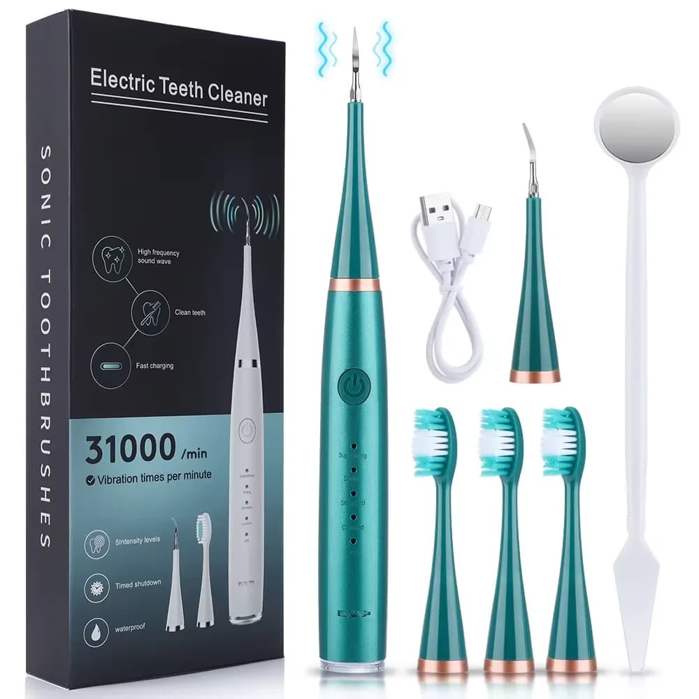 Sonic Dental electric tooth whitening kit for tartar teeth removal tools for oral hygiene cleansing tartar removal