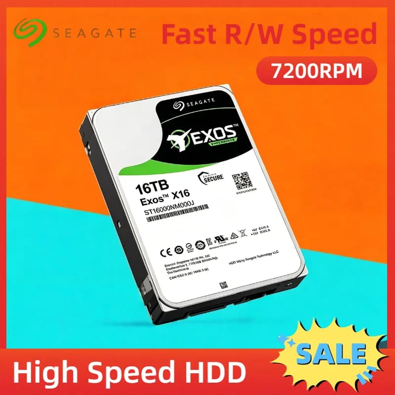 Suitable for Seagate Galaxy Enterprise NAS Storage Server 3.5 Inch Hard Drive 4TB 6TB 8TB 10TB 12TB 14TB 16TB for Surveillance
