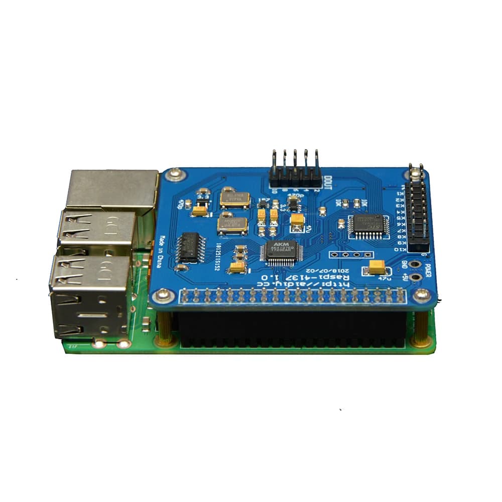 AK4137 Supporto per Trasmissione Digitale Webcast VOLUMIO MOODE per Raspberry Pi 2B 3B 3B+ 4B 384K DSD256