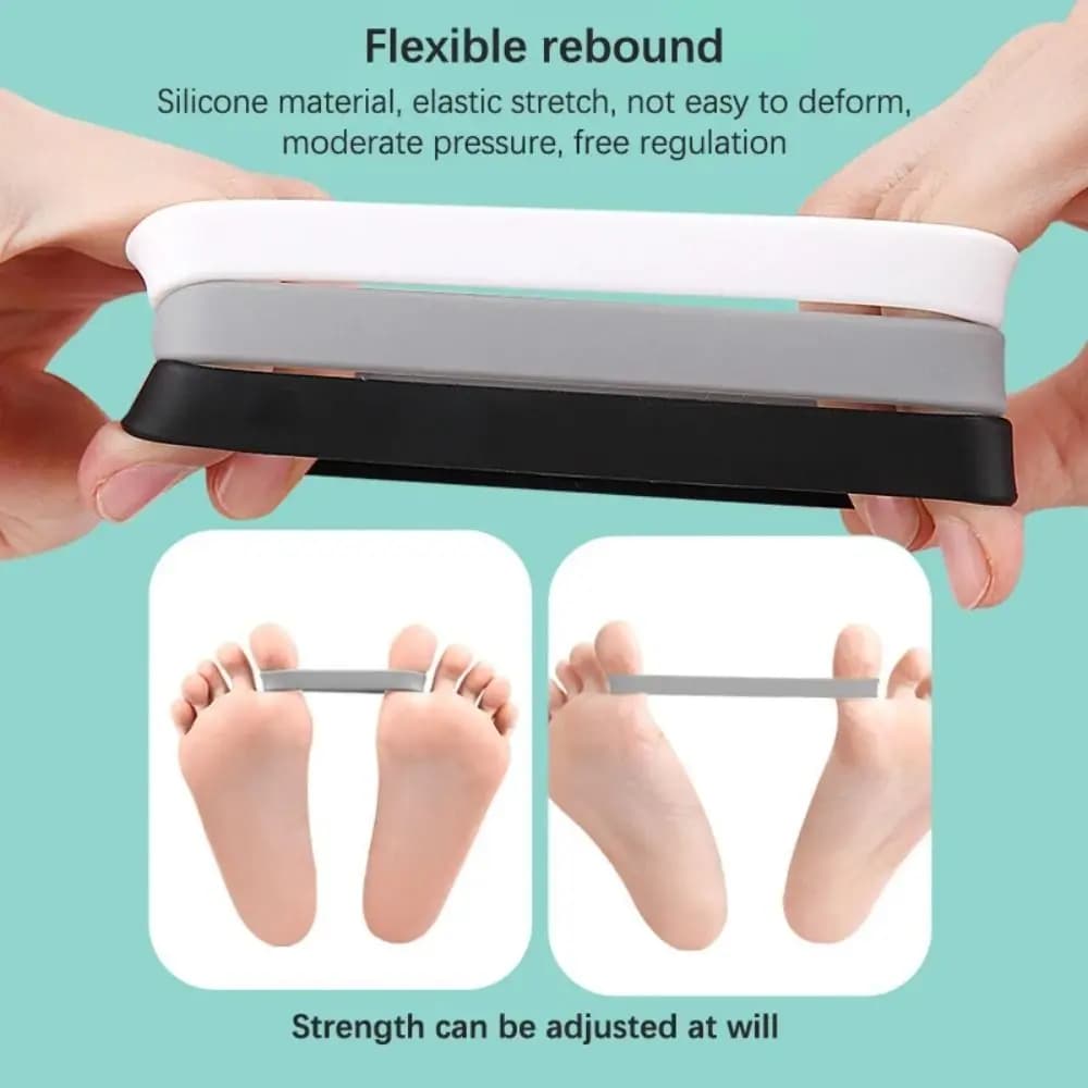 Silicone Thumb Posture Corrector Elastic Stretcher Toe Valgus Corrective Belt Toe Training Efficient Thumb Straightening Strap