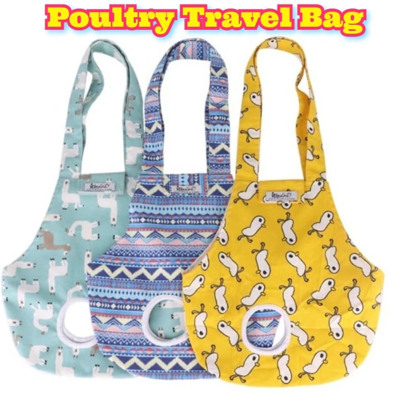Popolare nuova borsa da viaggio per pollame impermeabile anatra pollo oca trasportino cacca guardia chiamata anatra gallo in uscita portatile portatile per animali domestici