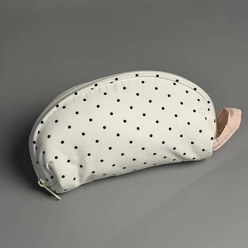 Polka Dot Design Pencil Case Large-capacity Soft Touch Pen Bag Stationery Pouch Stationery Organizer Back To School