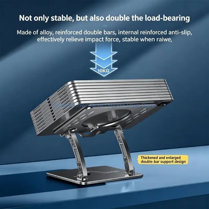Portable Foldable Laptop Stand With NonSlip Base For 9.7 to 17.3Inch Devices