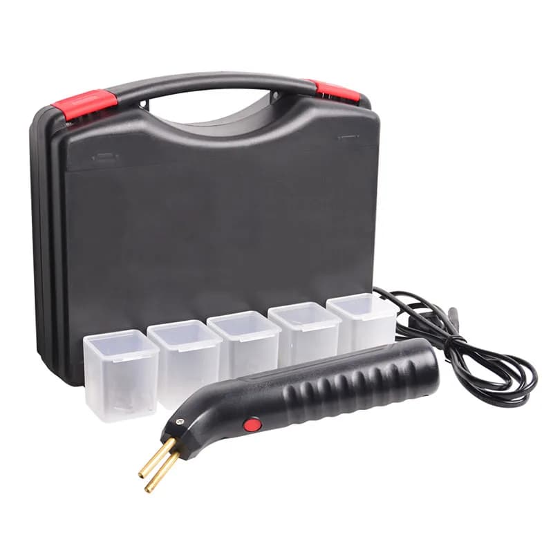 Dispositivo di riparazione per paraurti anteriore e posteriore per auto Pistola di riparazione portatile in plastica saldata in plastica Cucitrice in plastica Pistola per saldatura per saldatore in plastica
