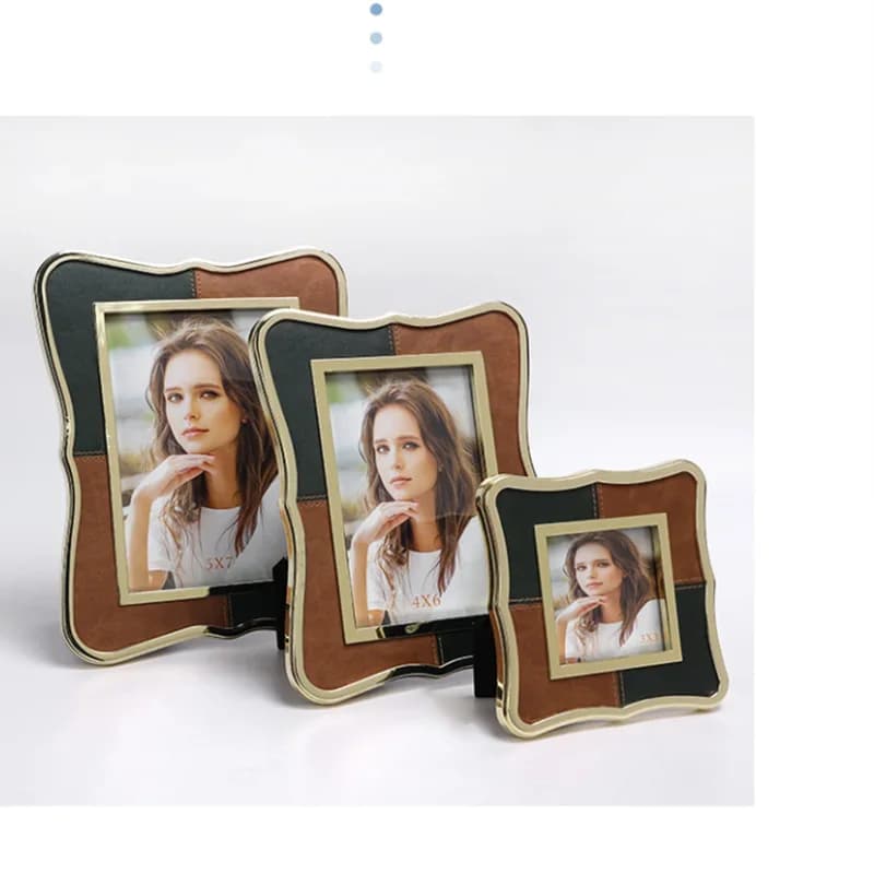 Nuove Cornici Metalliche per Foto da 3/6/7 Pollici, Cornici Digitali per Foto, Accessori Decorativi per Arredamento Casa