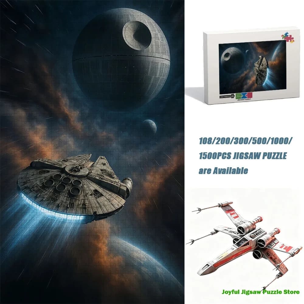 Star Wars Cosmic Starry Sky Jigsaw Puzzle Stress Relief Leisure Toy Brain Training Educational Present for Birthday Gathering