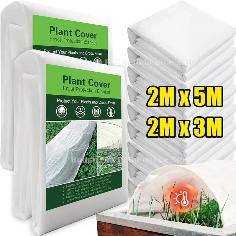 Freeze Protection Floating Row Blankets DIY Plant Covers Fruit Vegetables Tree Winter Warm Yard Garden Tools Antifrost Blanket