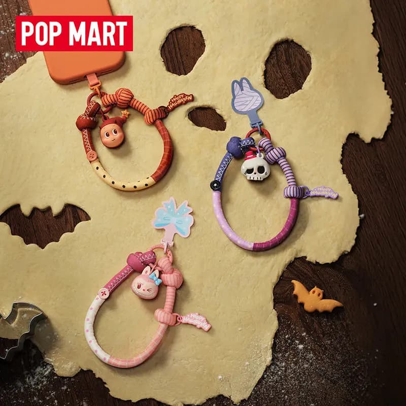 POPMART Spooky Bakehouse Series Lanyard Blind Box Original Toys Guess Bag Mystery Box Doll Cute Anime Figure Ornament