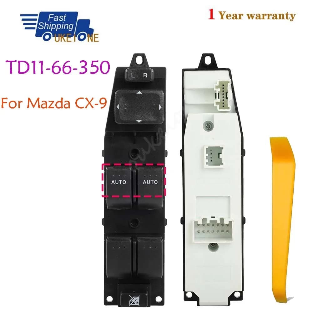 TD11-66-350 Per Mazda CX-9 2010-2015 Anteriore Sinistro Finestra di Energia Elettrica Interruttore Sollevatore di Controllo Pulsante Regolatore Accessori Auto