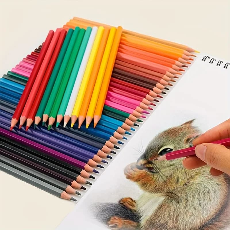 12 Colors Pencils Set,Smooth Write for Kids Adults,Professional Drawing Sketching Pencils Art Supplies for Watercolor Pencil