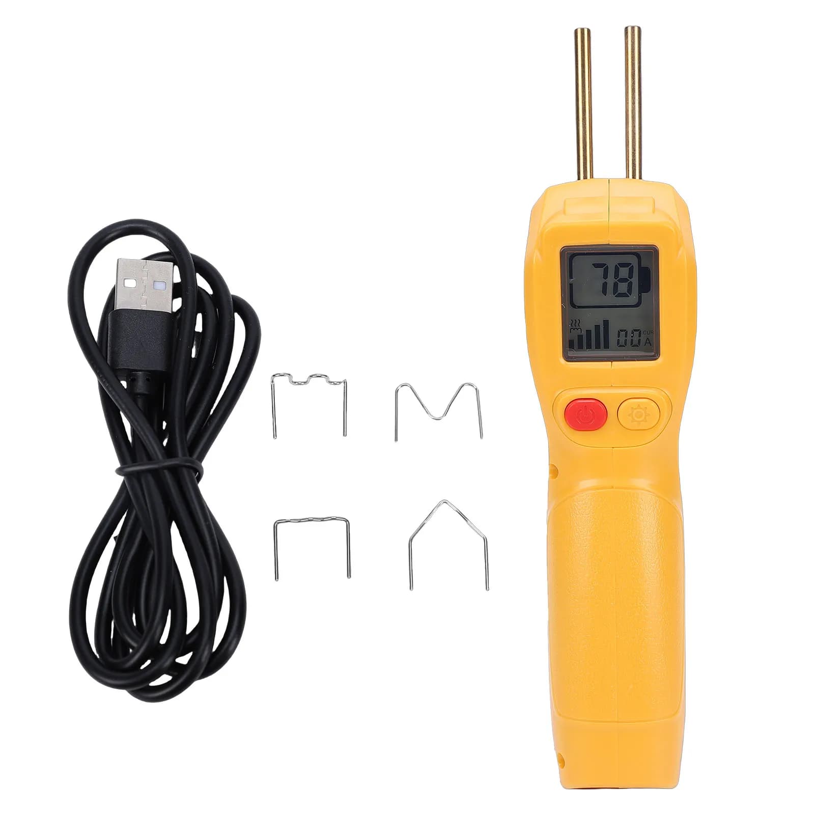 Kit saldatore di plastica Saldatore di plastica senza fili ricaricabile USB Cucitrice a caldo con graffetta per la riparazione della saldatrice di plastica