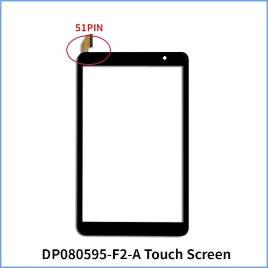 Nuovo 8 pollici DP080595-F2-A Tablet Touch Screen Digitizer pannello capacitivo sostituzione lente in vetro Phablet Multitouch DP080595-F2A