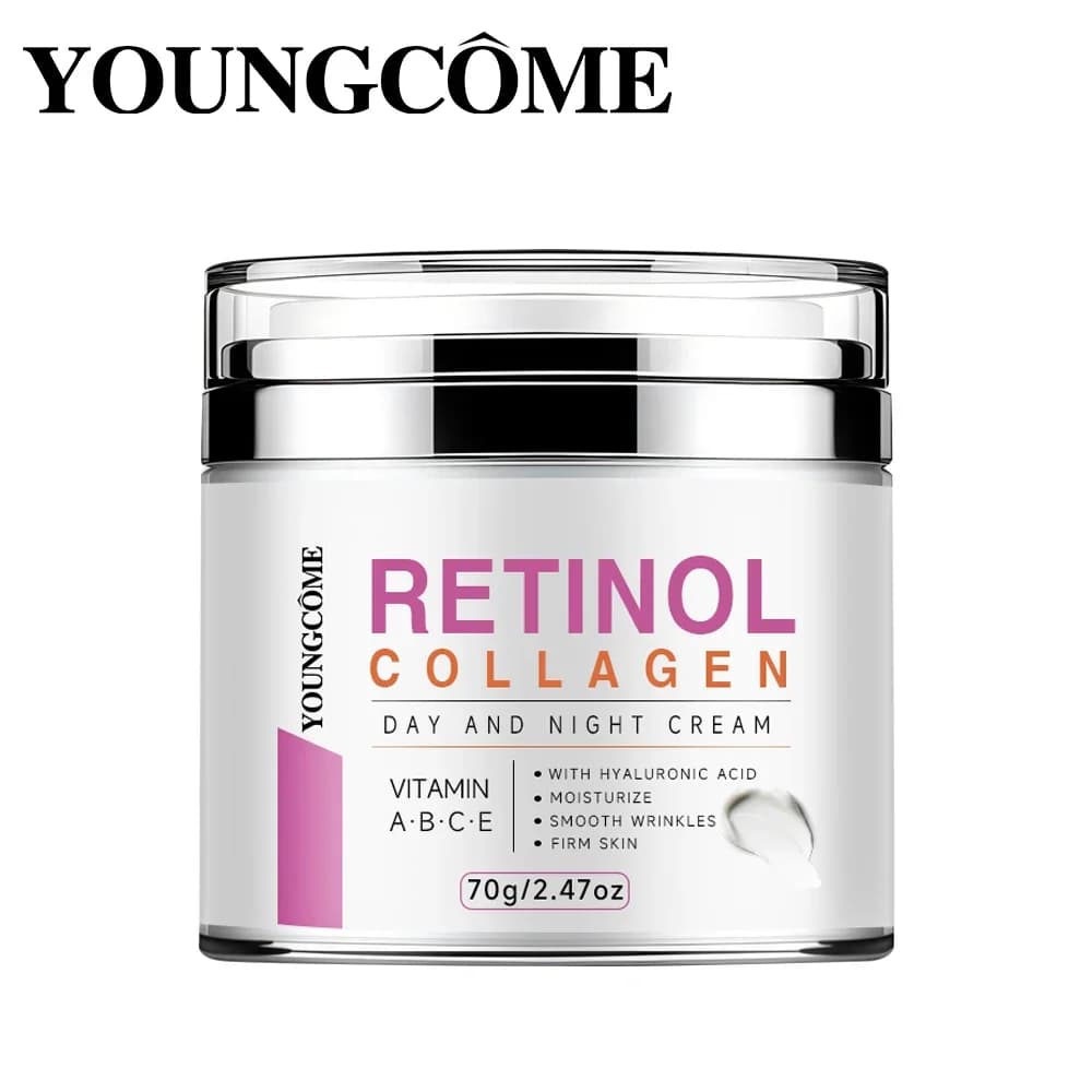 YOUNGCOME Retinol Collagen Face Cream Anti Aging Hyaluronic Acid Moisturizing Skin Cream Wrinkles Removal Skin Care Products