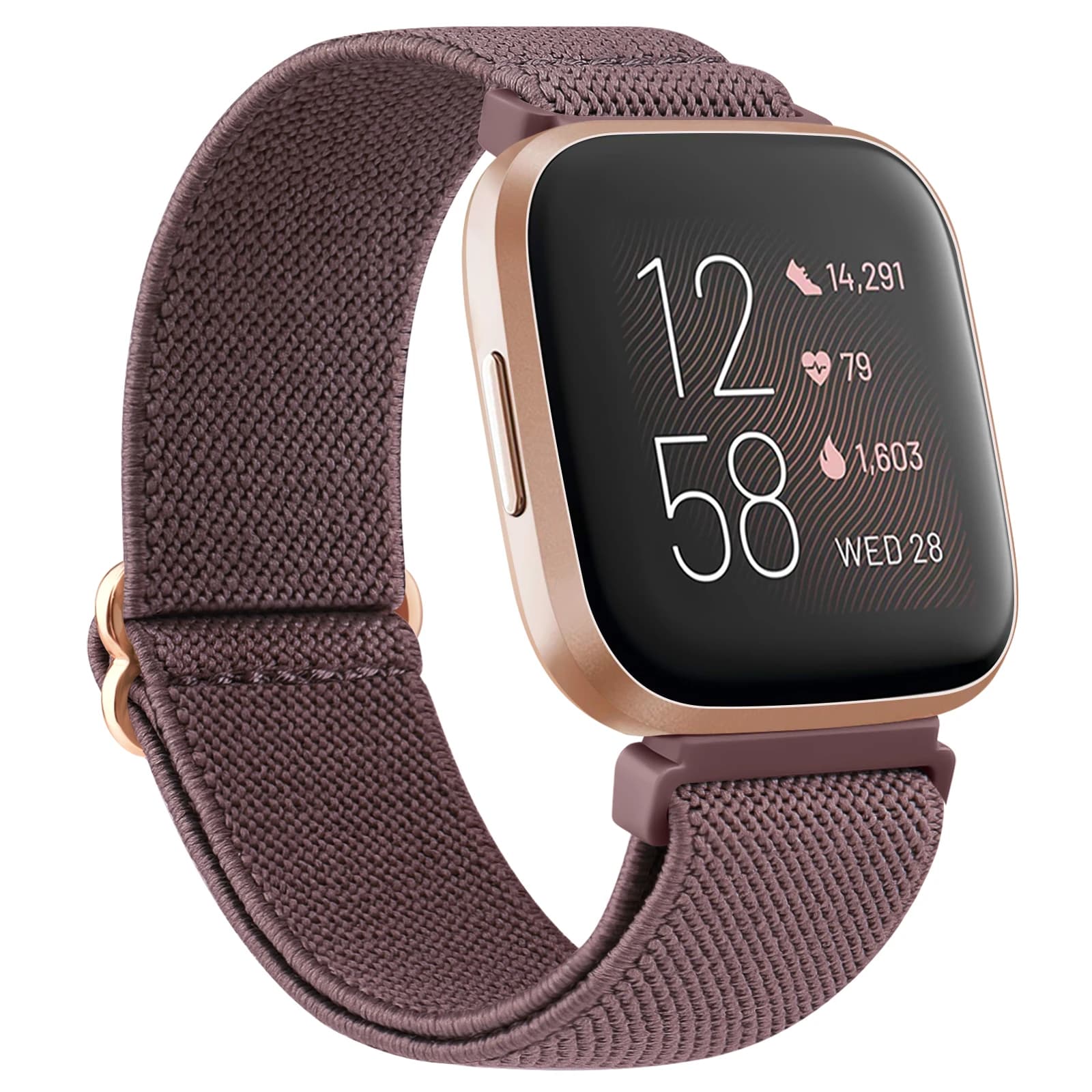Cinturino ad anello in nylon per Fitbit Versa 1 2 Lite Smart Watch Fasce elastiche Sostituzione cinturino sportivo morbido e traspirante Bracciale Correa
