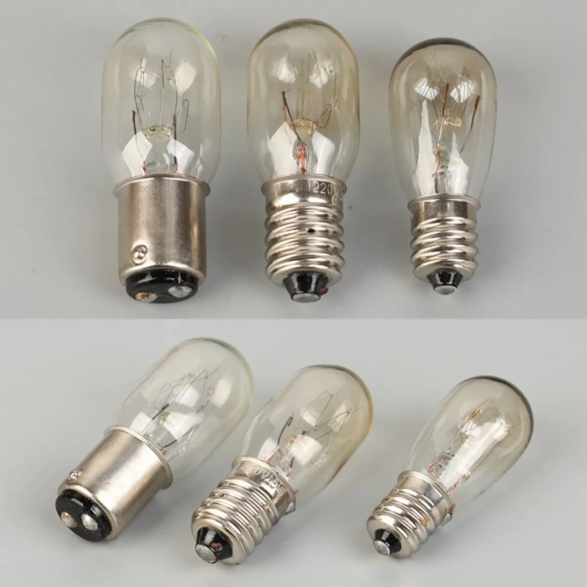 Macchina da cucire lampadina a LED filettata/Plug-in lampada a incandescenza mais frigorifero illuminazione artigianale E12/BA15D/E14 accessori per macchine da cucire