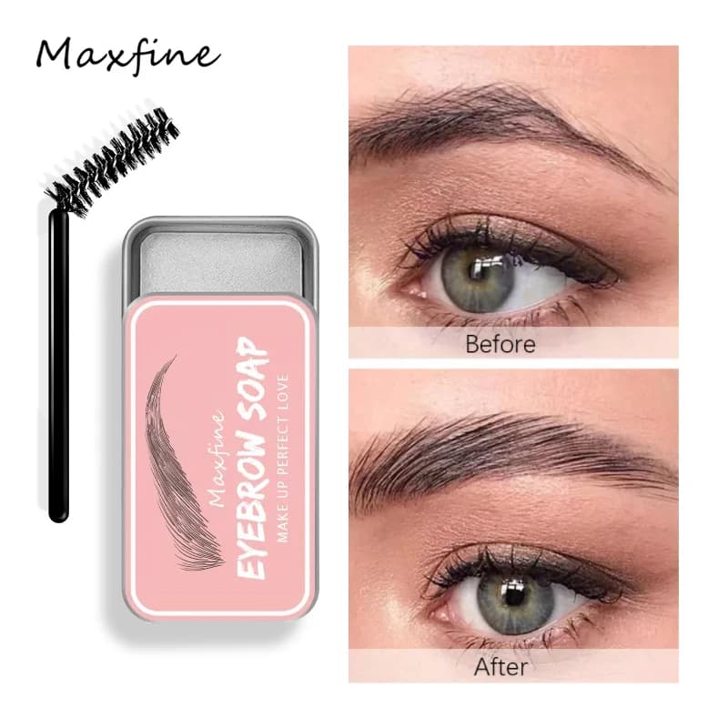 Waterproof transparent mascara with durable portable shape without drooping.