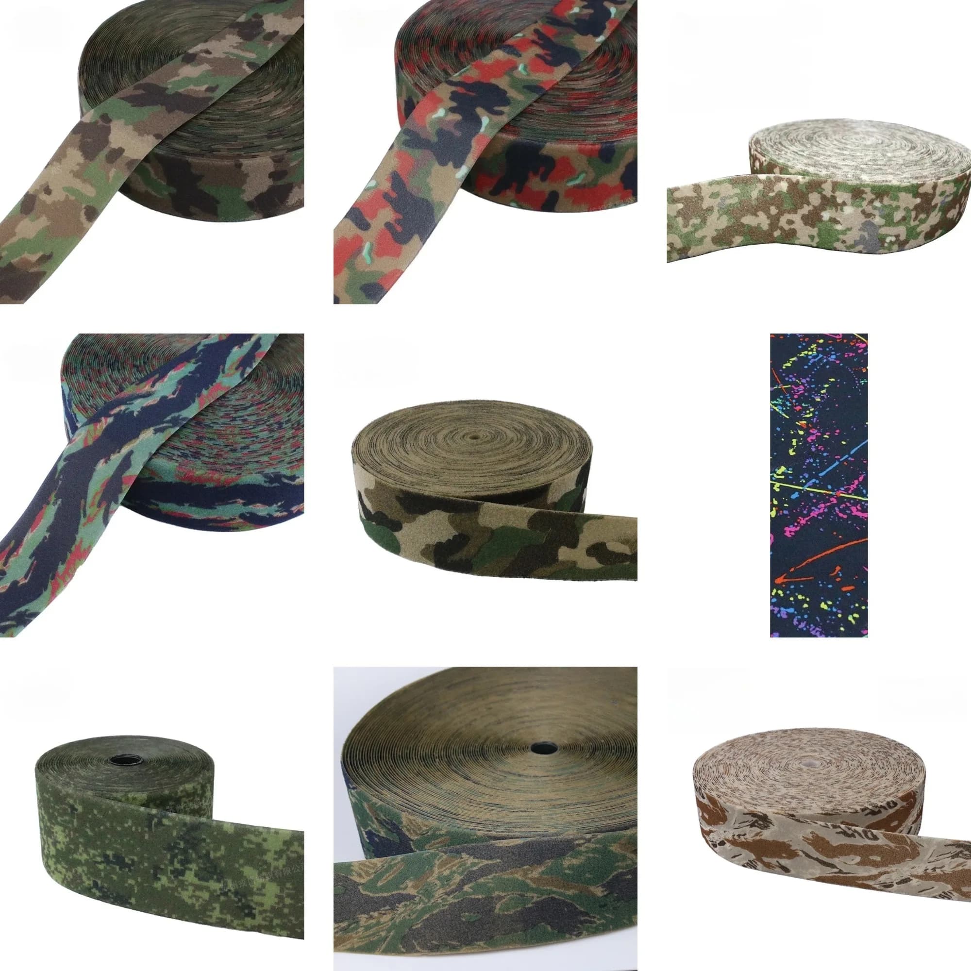 Nastro in nylon lungo 1m, varie tipologie di fettucce, nastro con superficie pelosa, per fai da te, borse, cinghie per bagagli, cucito
