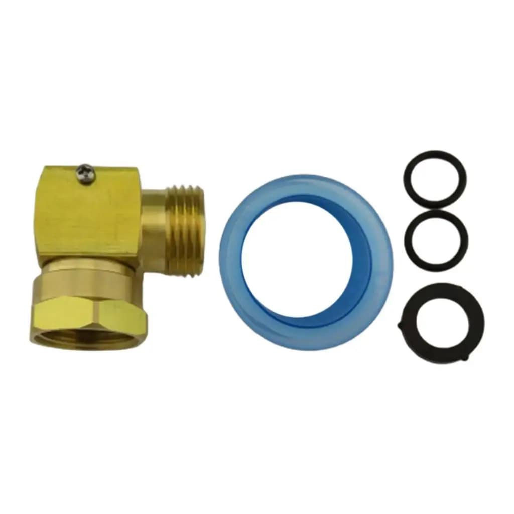 90-degree swivel, fast-connected brass elbow adapter, leak proof, with anti-foot protection for garden irrigation
