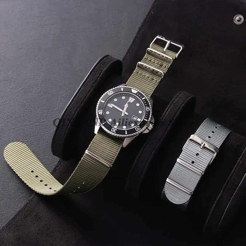 18mm 20mm 22mm per Tudor per Omega per Seiko cinturino militare in nylon a costine per donna e uomo cinturini per orologi bracciali in tela di tessuto