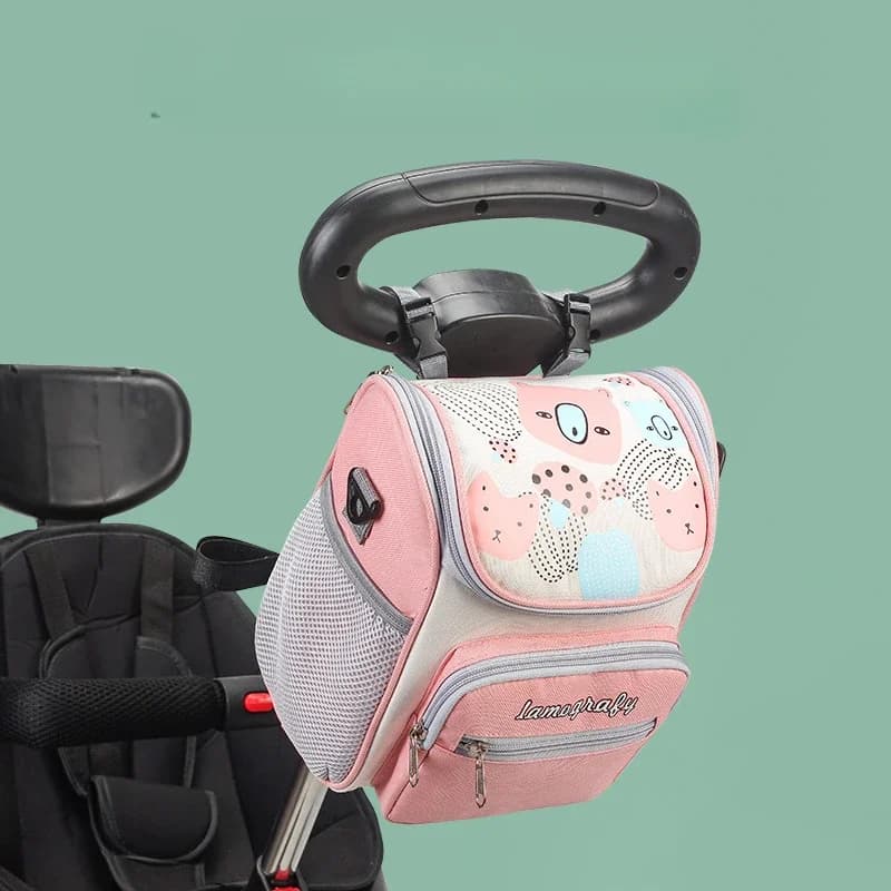 Nuova borsa da appendere per passeggino che cammina artefatto per bambini borsa da appendere per passeggino borsa portaoggetti per mamma borsa portaoggetti per bambini
