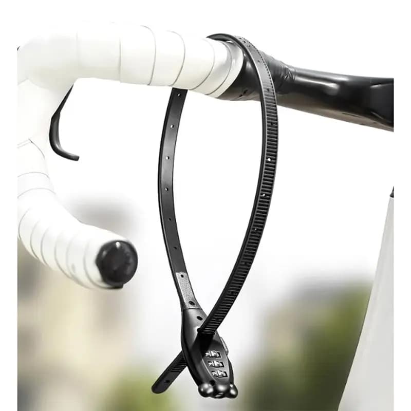 Bicycle Lock Cable Tie Password Helmet Lock Multipurpose Anti-Theft For Bike Electric Scooter