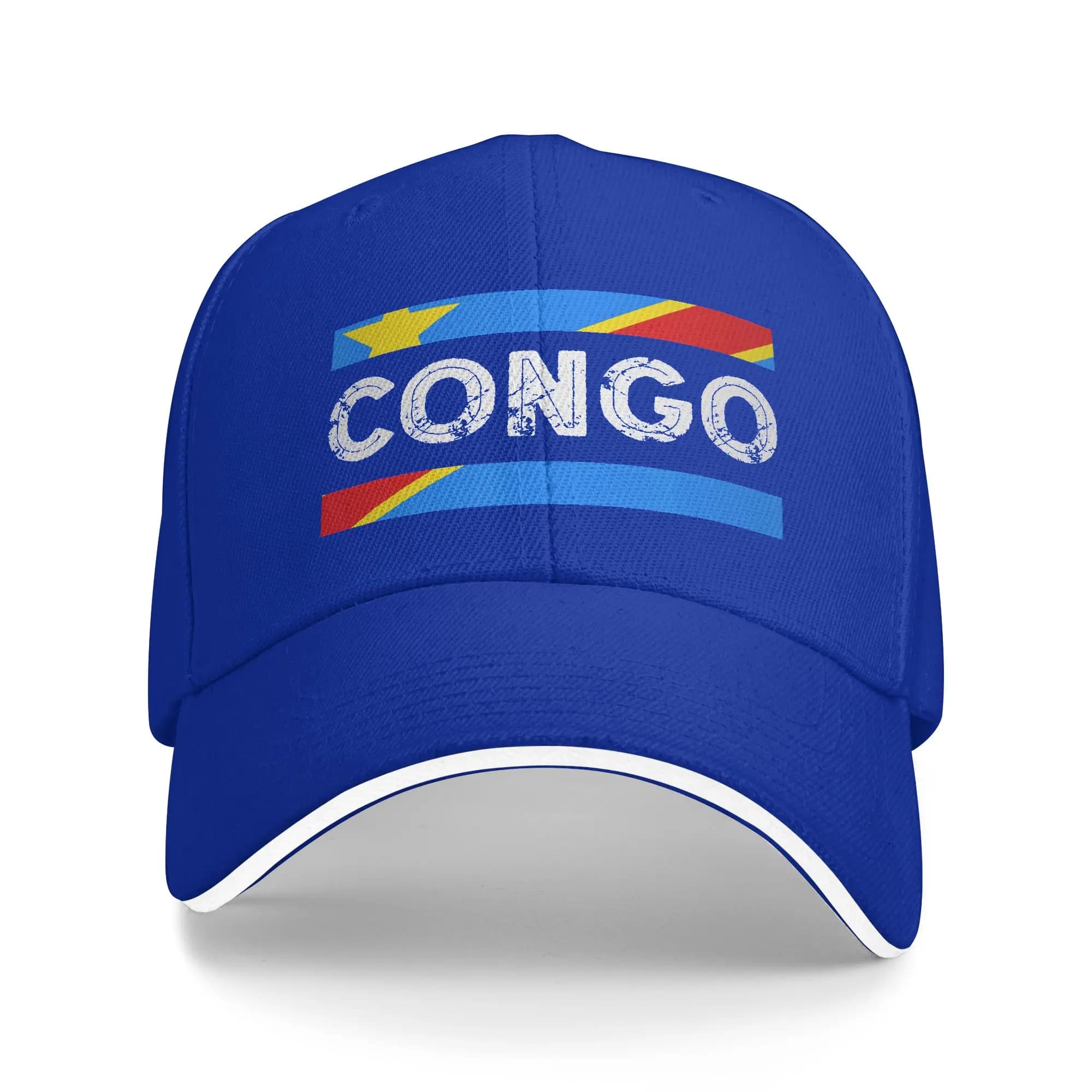 Summer Republic Of Congo Congolese Flag DRC Baseball Cap Outdoor Sport y2k Cute Design Sun Trucker Hat Unisex Men Snapback Cap