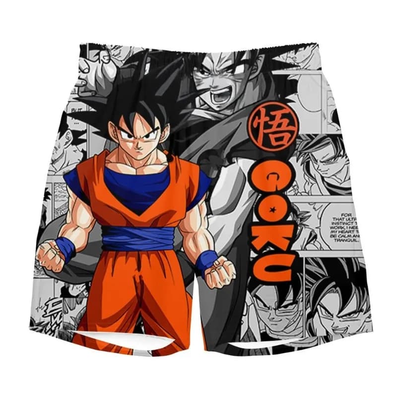Pantaloncini Casual Anime Dragon Ball System Sun Wukong Estate 2026 per Adulti e Bambini, Moda Casual Personalizzata, Pantaloncini Sportivi