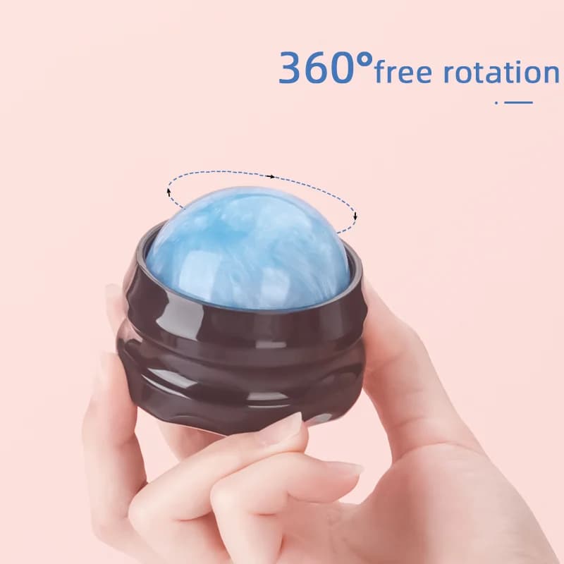 Palla in resina Palla da massaggio manuale Rilassante Spalla e collo Bellezza Yoga Fitness Massaggiatore Palla da massaggio portatile con sfera di olio essenziale