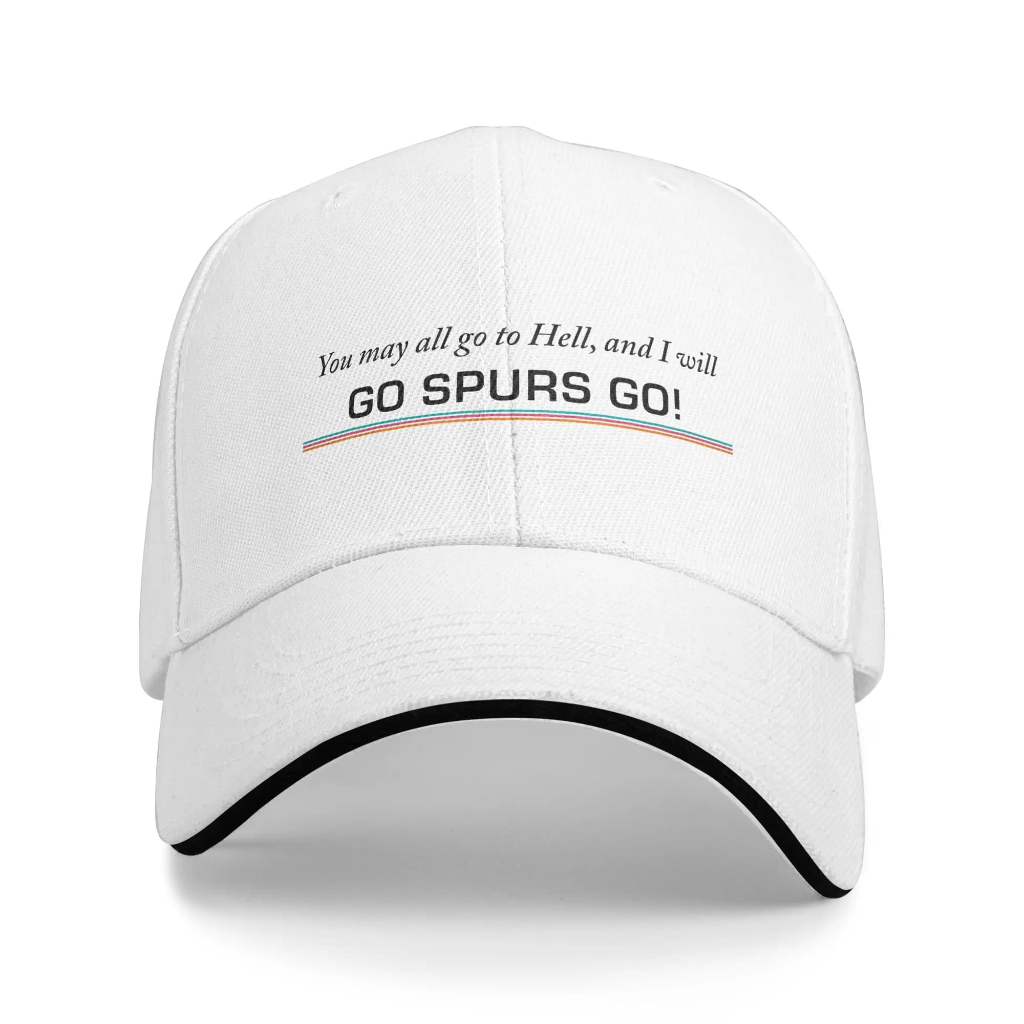 Go Spurs Go Basketball Season Game Day Baseball Caps Merch Leisure Dad Hat For Men Women Golf Headewear Gift