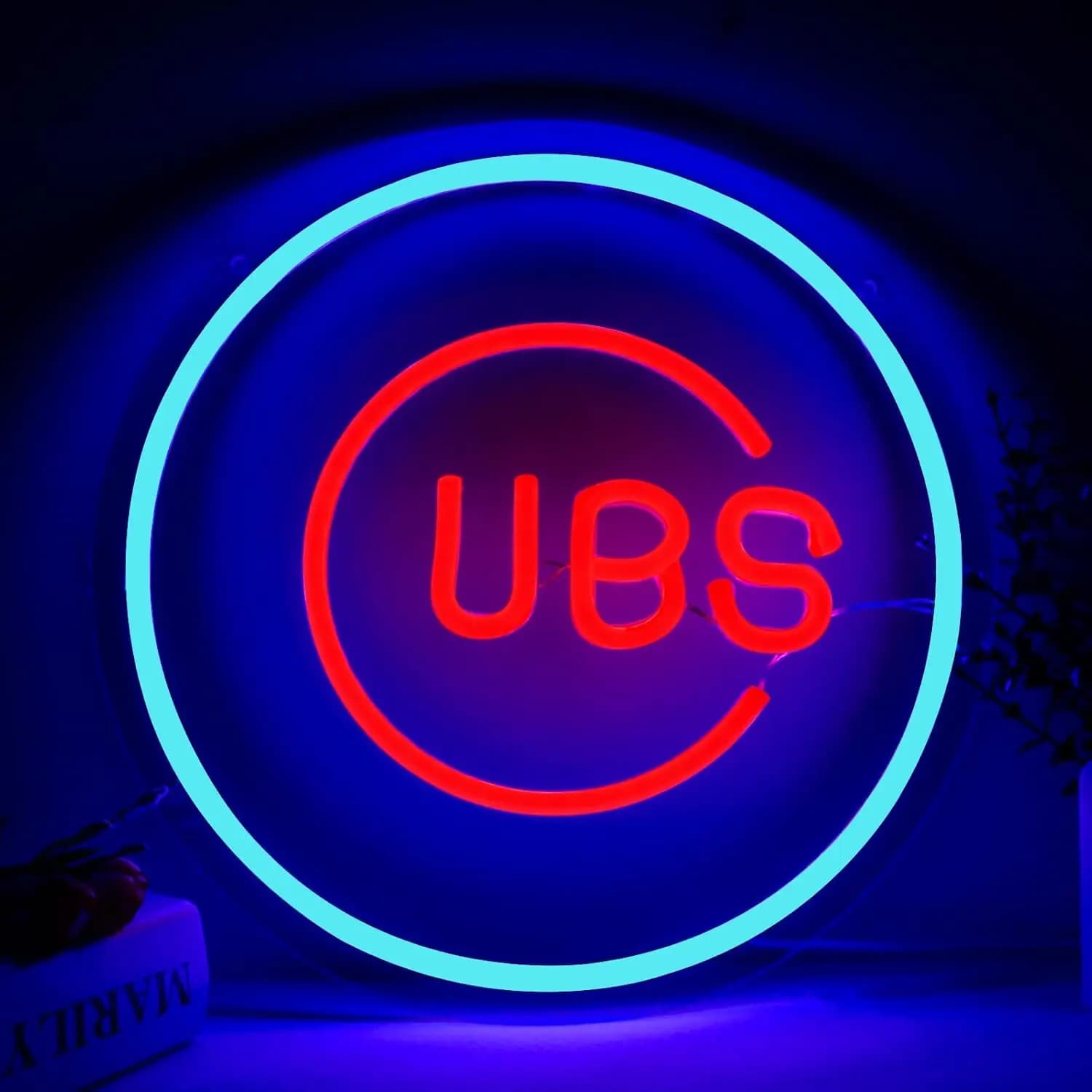 Luci decorative per feste al neon, luminose e calde, dai toni freddi e rinfrescanti, fresche come la menta
