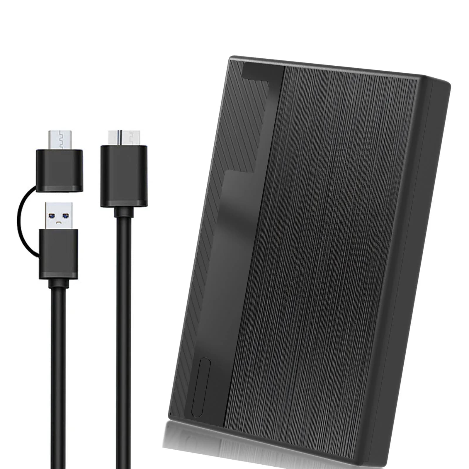 Disco rigido esterno portatile Espansione archiviazione da 1 TB HDD USB 3.0 USB-C per PC, Mac, laptop, telefono, PS4, Xbox One, ufficio e gioco