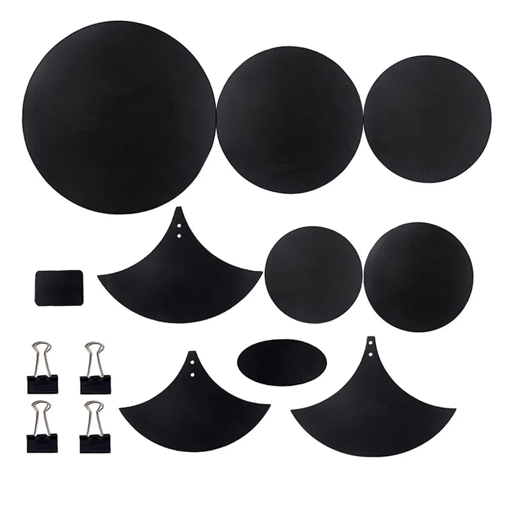 Set di 14 Pad Silenziosi per Batteria, Tappetini per Pratica, Accessori per Studio Domestico, Smorzatori di Suono Non Disturbanti