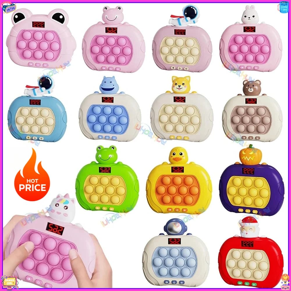 NUOVA Macchina per Giochi con Bolle, Giocattolo Divertente per Bambini, Antistress Sensoriale, Regalo con 999 Livelli di Gioco Elettronico Pop Quick Push