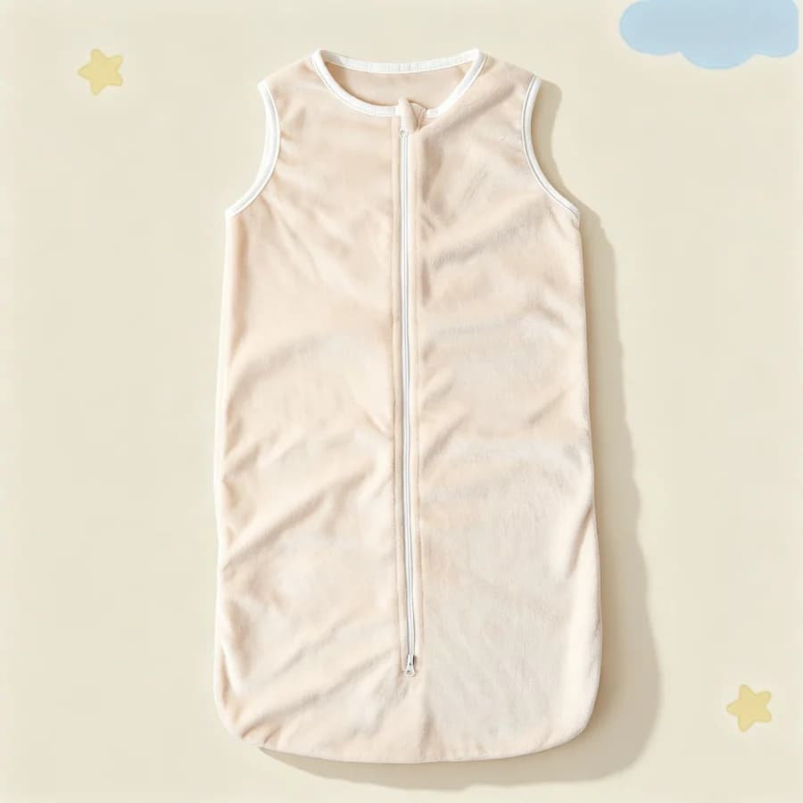 1Pc Soft & Comfortable Solid Color Baby Sleeping Bag