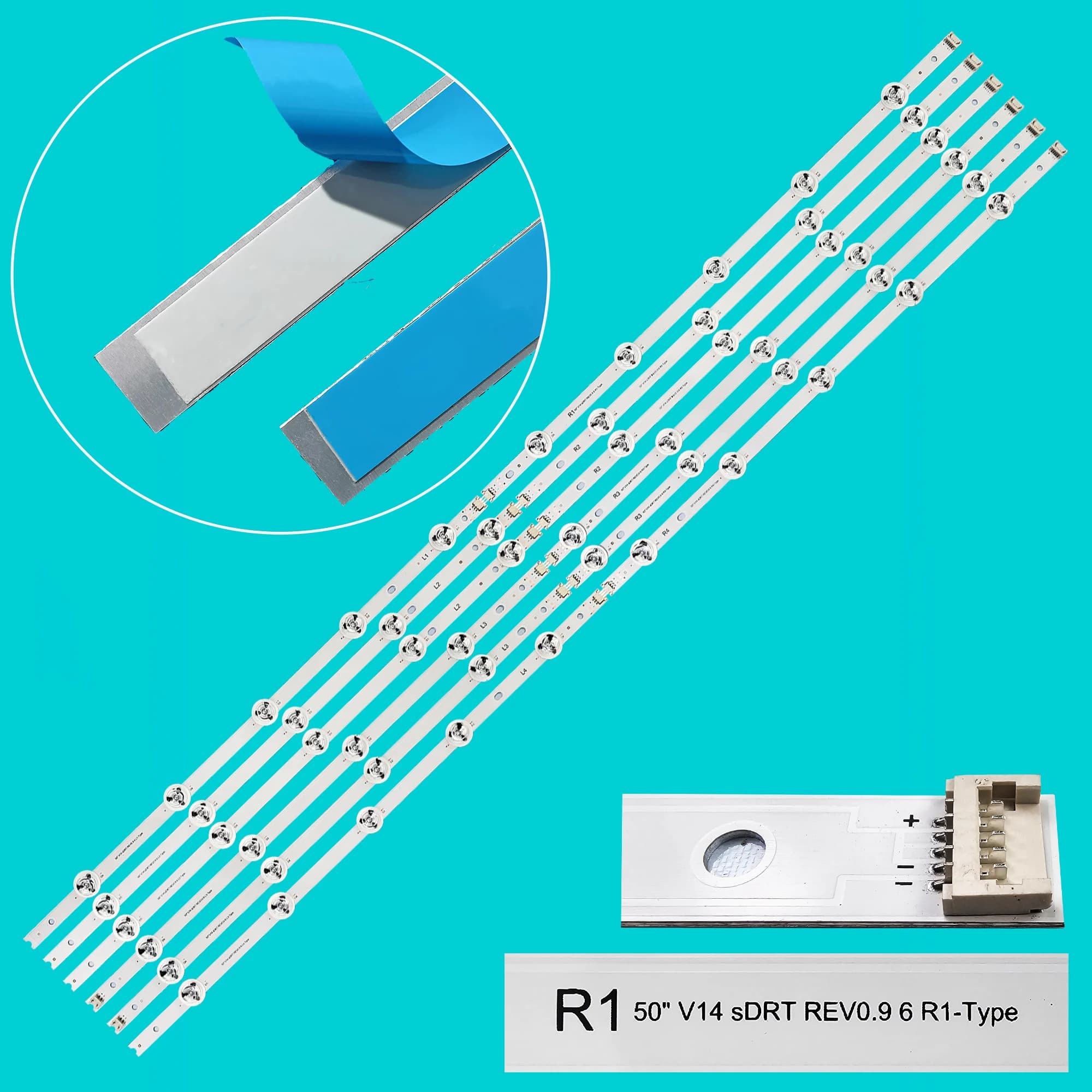 LED BackLight Strip For 50" V14 sDRT 50LB670V 50LB670V-ZA 50LB677V 50LB671V 50LB6780 6919L 2144A 6919L 2140A 6919L 2145A