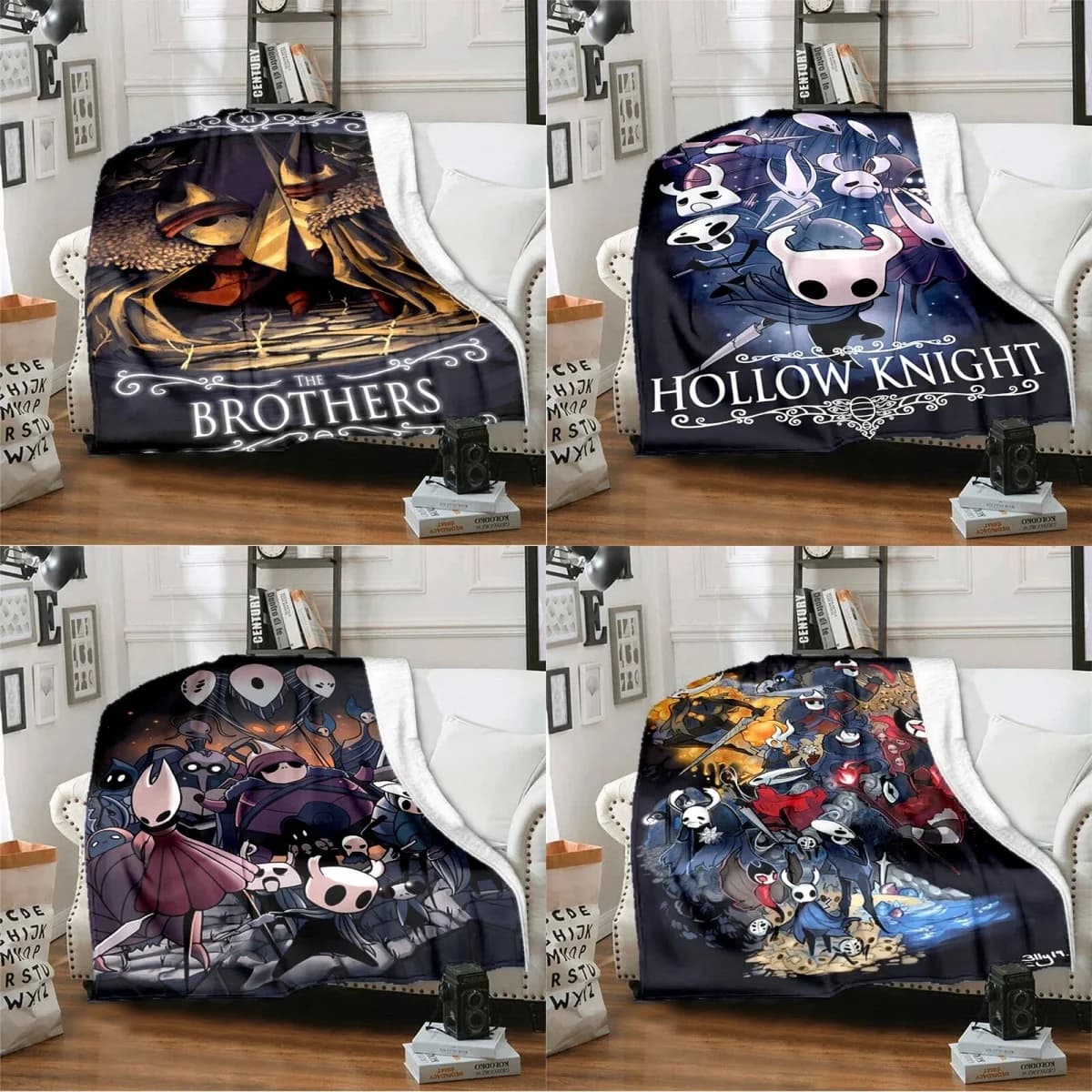 Gioco di cartoni animati Coperta di flanella di cavaliere cavo Coperta stampata in 3D per la casa Divano da campeggio Pisolino Coperte per il tempo libero Regali per il compleanno del bambino