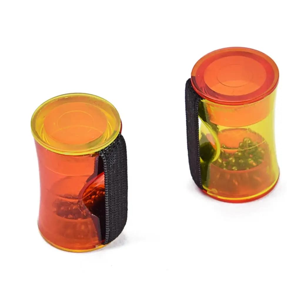 Finger Shaker Rhythm Sand Musical Shaker Hand Percussion Instrument for Ukulele Cajon Bongo