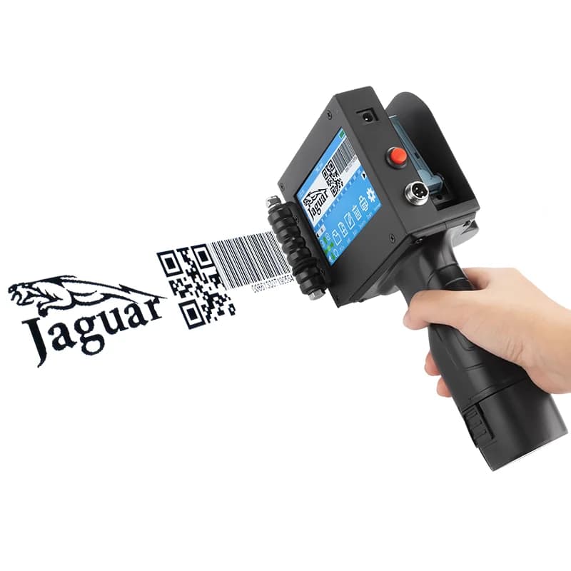T1730 25,4 mm QR Bar codice batch data variabile numero logo data di scadenza etichetta stampante termica portatile a getto d'inchiostro portatile a getto manuale