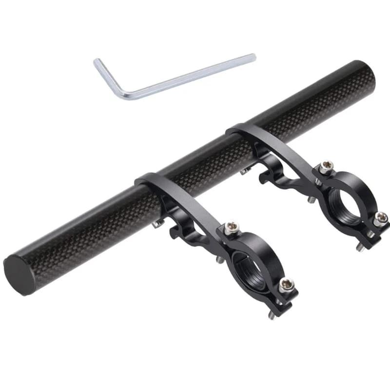 Y1uc Road Bike Hublebar estensione Doppio manubrio estensione supporto per supporto per morso in bicicletta Accessorio per ciclo
