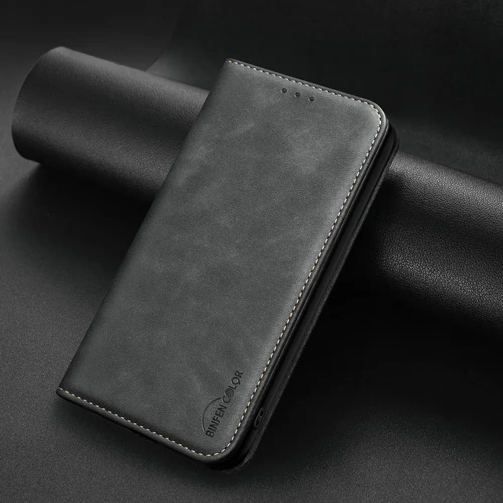 Flip Case For iPhone 17 16 15 14 13 12 11 Pro Max Xs Xr 5G Magnetic Leather Wallet Funda iPhone Air 17E 16E 16 Plus RFID Cover