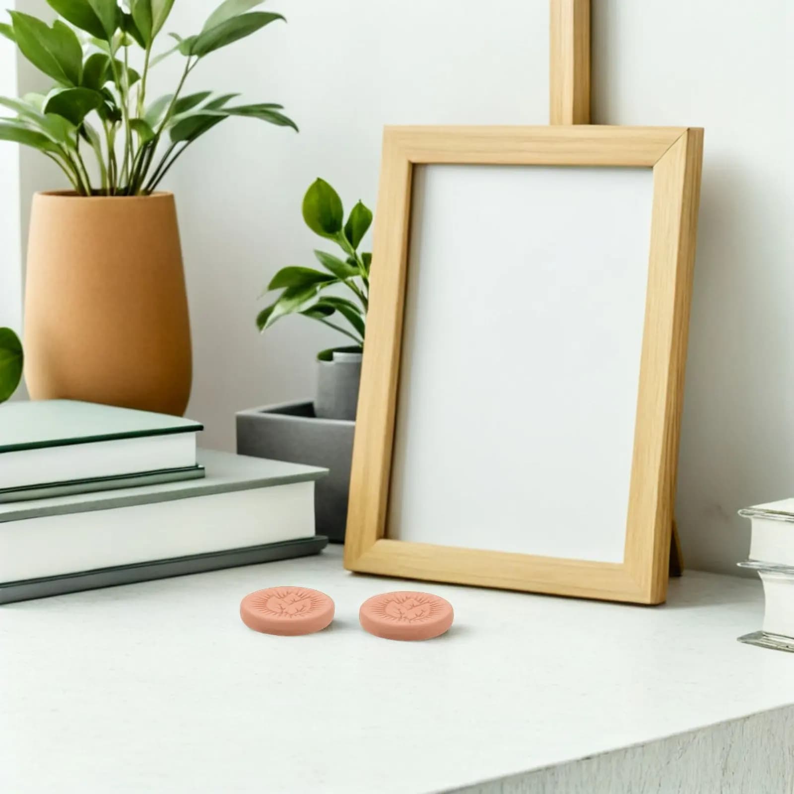 Set di 5 Pezzi: Barattolo in Argilla per Conservare Biscotti, Umidificatore, Contenitore in Ceramica per Zucchero e Sigari