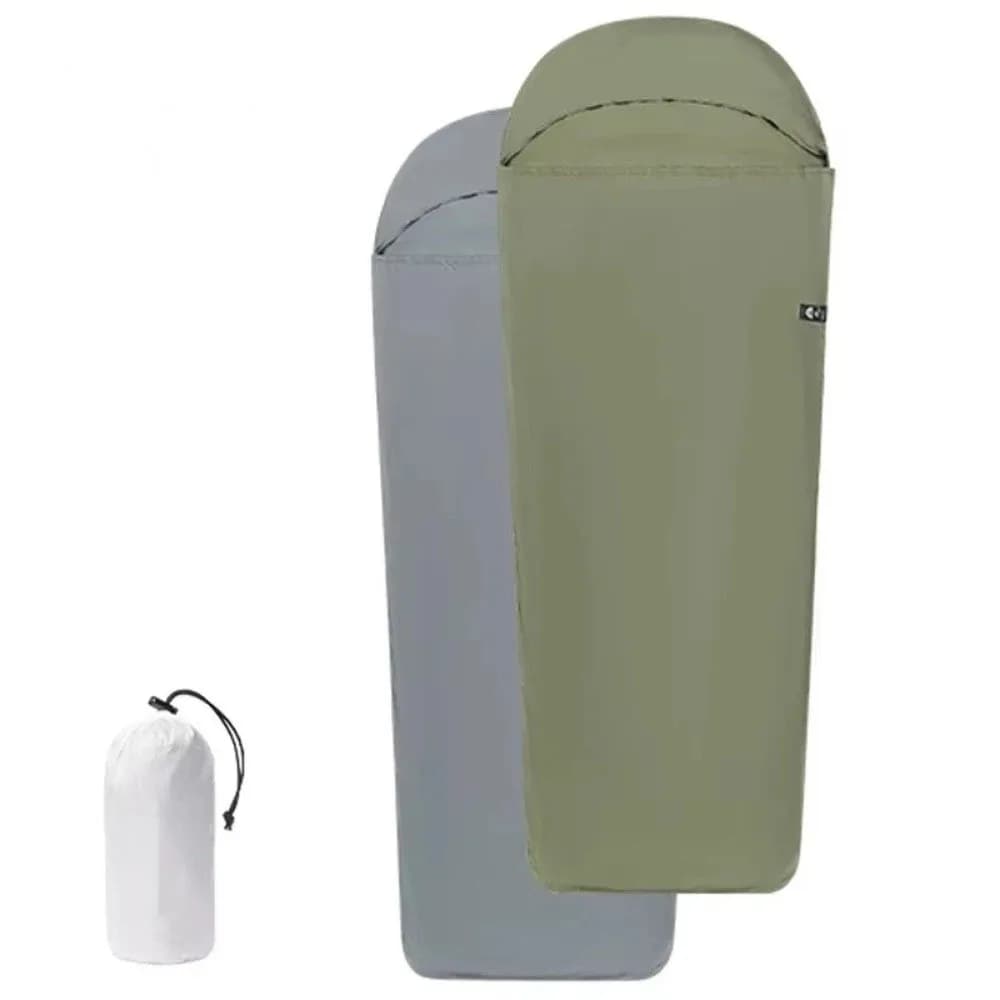 Single Ultralight Nylon Sleeping Bag Liner Travel Hotel Inner Sheet Breathable Camping Hiking Liner