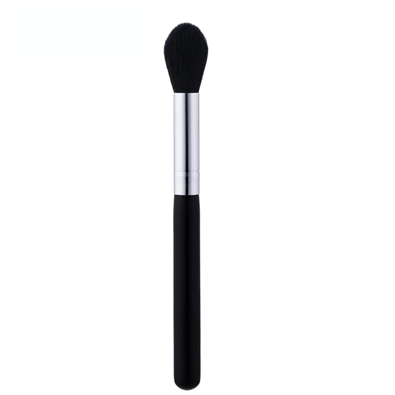 Pennello per trucco con manico singolo in legno, correttore in polvere sciolta, fard, evidenziazione, miscelazione, pennello per trucco viso, strumento cosmetico