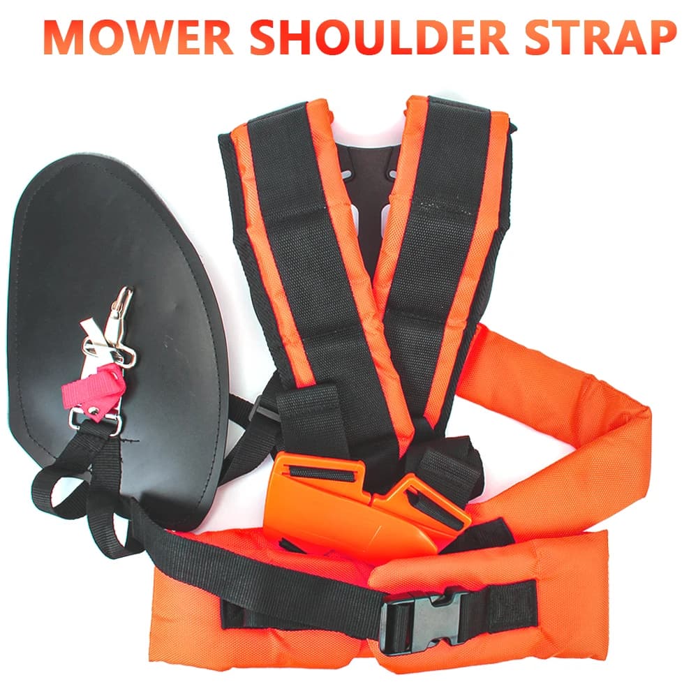 Padded Belt for Trimmer Decturer Garden Power Convenient W-shaped double shoulder sling strap to save labor