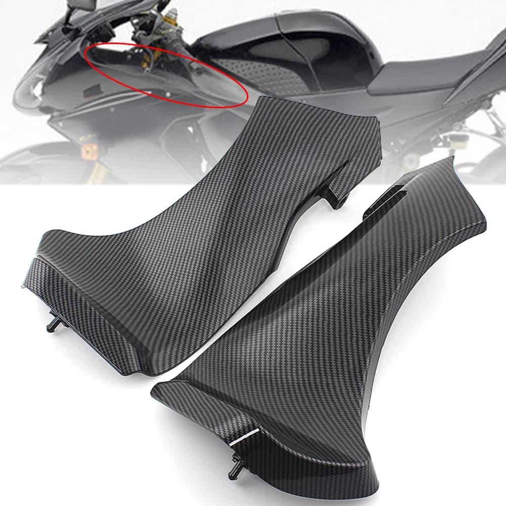1 Coppia Tubo Condotto D'aria Copertura Frontale Dash Maniglia Inferiore Della Copertura Carena Per KAWASAKI Ninja ZX6R 2005-2006 accessori Moto