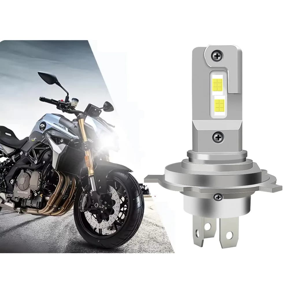 1 pz H4 9003 LED Hi/Lo fascio alto e basso faro del motociclo per Audi Honda VW Toyota H4 lampadina a LED faro del motociclo