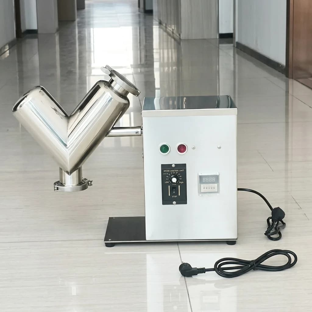 High Efficiency V Powder Mixer, Laboratory Dryer for Pharmaceutical, Food and Chemistry 110V/220V