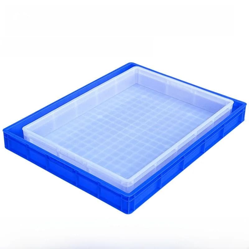 Thiened Plastic Food Bread Box Rectangular Slow Di Large Size Plastic Tray Seood Farming Box Storage Organizer for Home