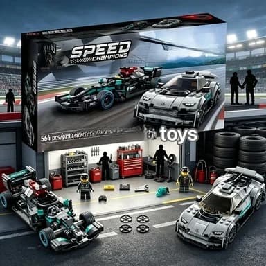 76909 Modellino da Costruzione Auto Sportiva Super Car 2026, Decorazione per Feste, Regalo di Compleanno e Natale per Ragazzi, Compatibile con Mattoncini LEGO