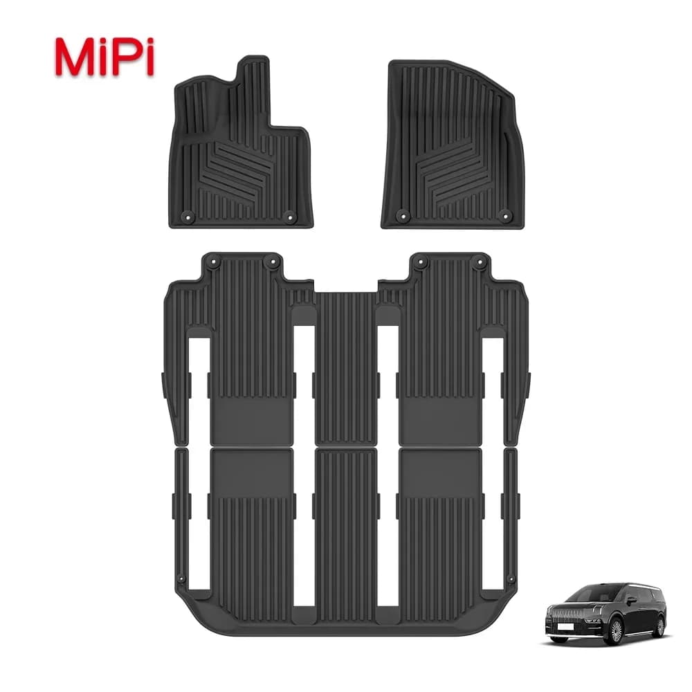 New Custom arrivals Car dust pad easy to clean TPE 3D Car Mat for Zeekr 009 2024 6/7 places